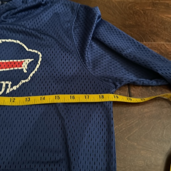 Buffalo Bills Jersey Like Pullover Hoodie Ladies L - Picture 9 of 10